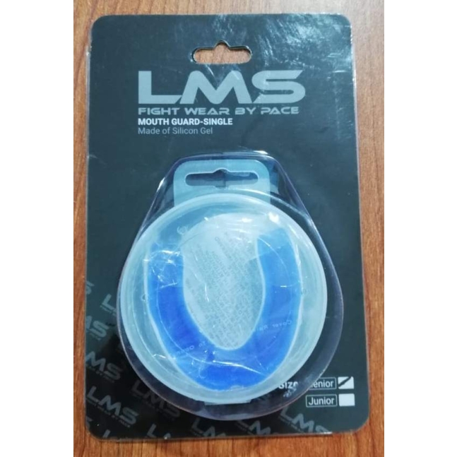 מגן שיניים נוער כחול/לבן SINGLE MOUTH GUARD GEL LMS JUNIOR