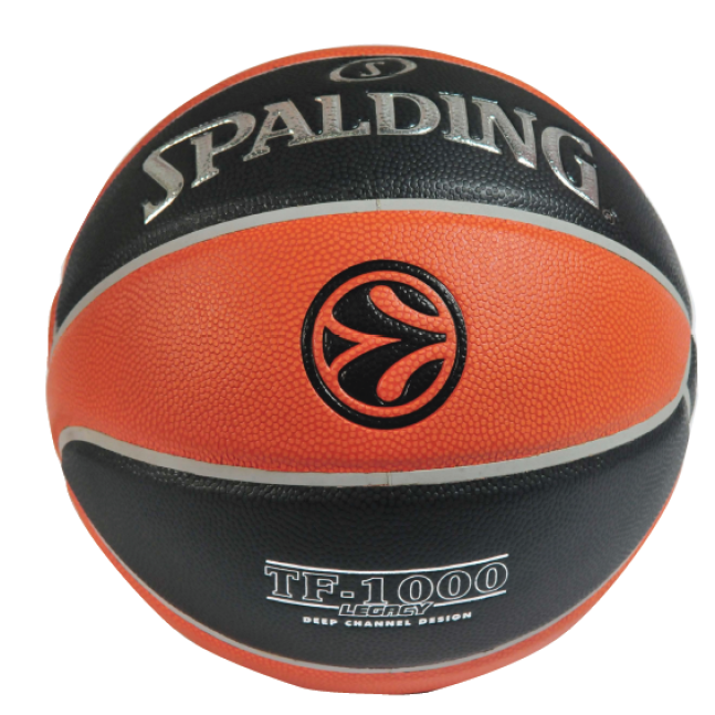 כדורסל SPALDING עור צבעוני 7 יורוליג TF-1000