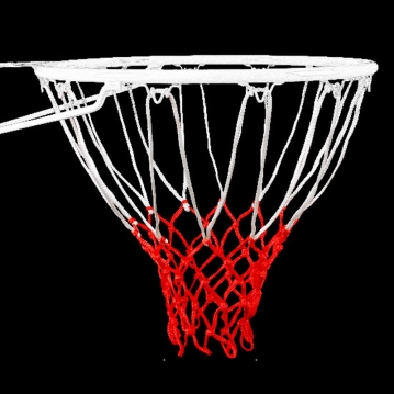 רשת כדורסל עבה אדום/לבן זוג