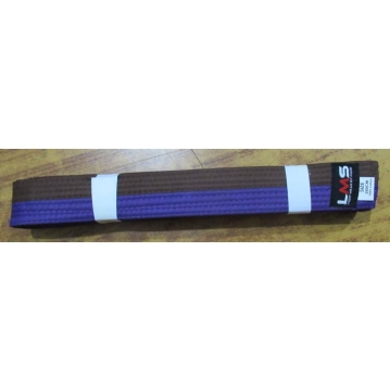 חגורה קראטה/ג'ודו סגול חום 260 ס"מ JUDO BELT LMS