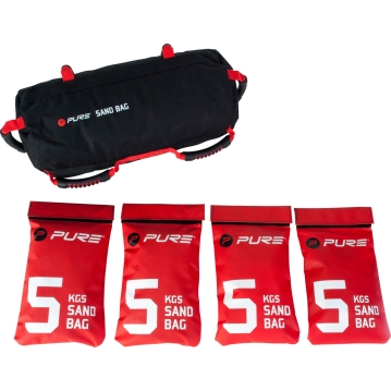 תיק כח מתכוונן 5-20 ק"ג P2I SANDBAG BLACK/RED 4X5KG