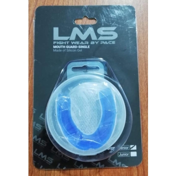 מגן שיניים מבוגר כחול/לבן SINGLE MOUTH GUARD GEL LMS SENIOR