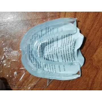 מגן שיניים כפול-נוער DOUBLE MOUTH GUARD GEL LMS JUNIOR TRANSPARENT